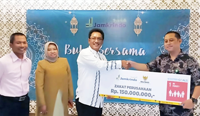 Laba 2018 Rp22,54 Miliar, Jamsyar Salurkan Zakat Rp563 Juta melalui Lembaga ZIS